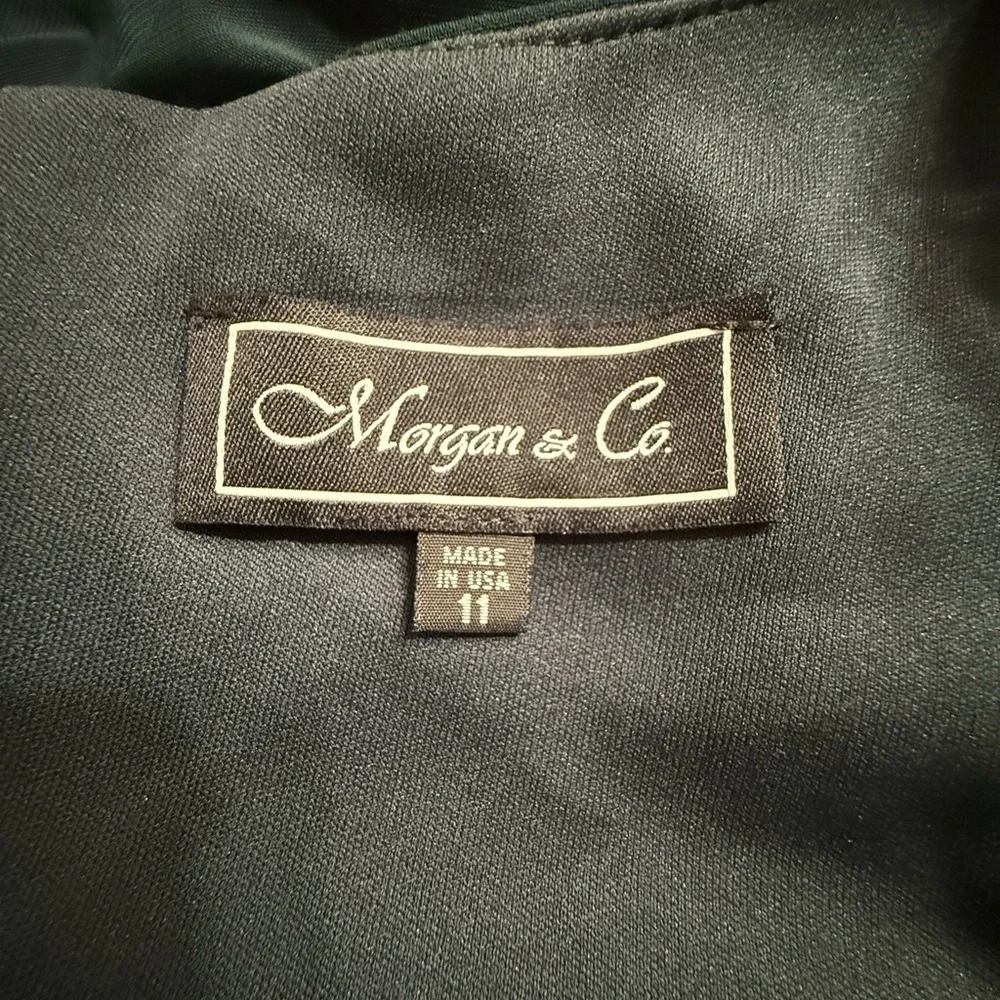 Morgan & Co. Strapless Teal Dress